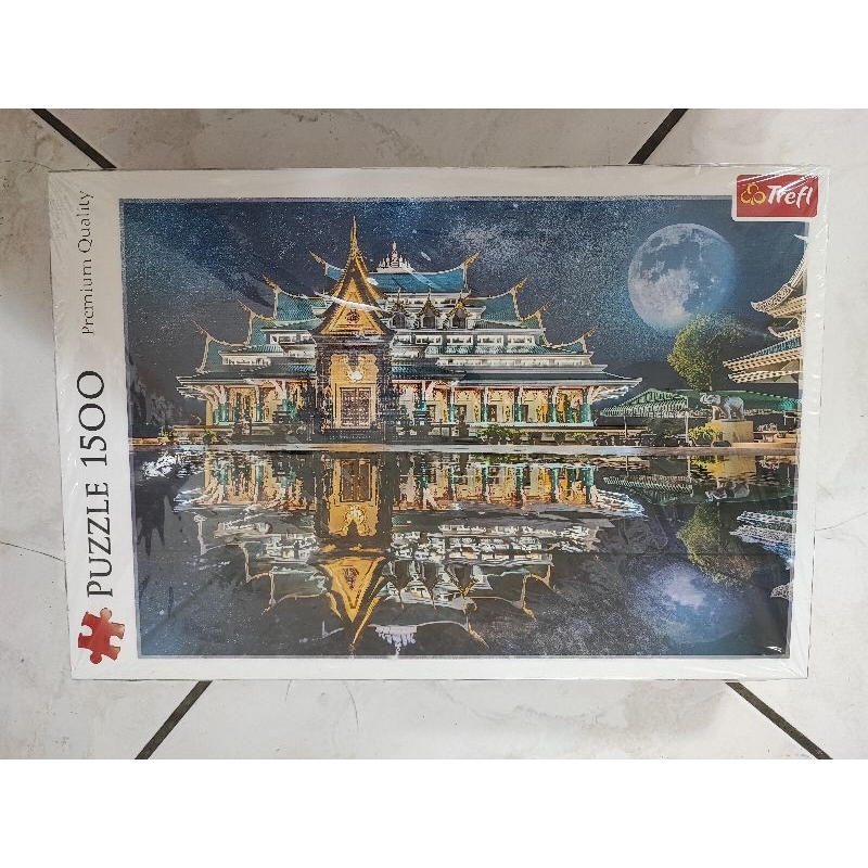 二手拼圖 Trefl 1500片 泰國 Wat Pa Phu Kon