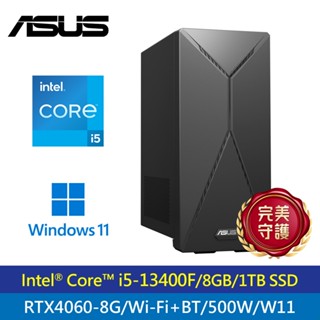 新竹區現貨【ASUS 華碩 桌上型電腦】華碩 TUF電競 黑色 S501MER 13代i5 RTX4060顯示卡