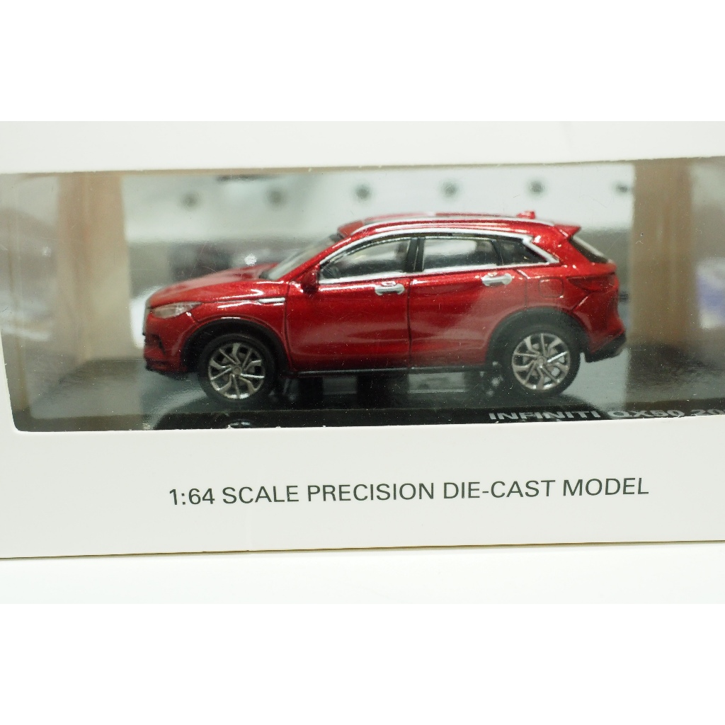 PAUDI 1/64 INFINITI  QX50 紅色  日產授權模型車廠商 全新現貨 SUV