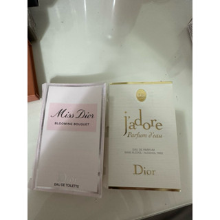 Christian Dior J'adore CD迪奧 香水小樣 1.2ml+Miss Dior 花漾淡香水1ml