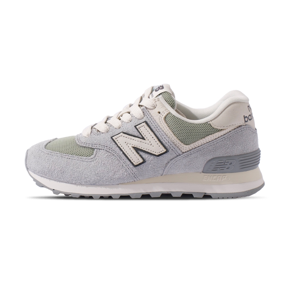 New Balance 574 女 灰綠 復古 麂皮 經典 運動 休閒鞋 WL574GA2