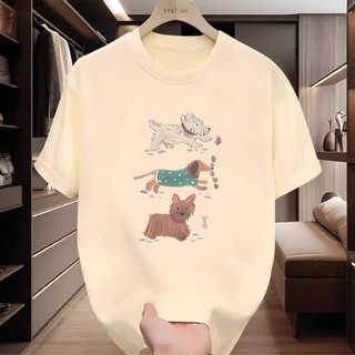 【董小姐】100%純棉上衣寬鬆 顯瘦上衣 美式復古上衣 oversize bf上衣 vintage短袖 印花T恤 日系