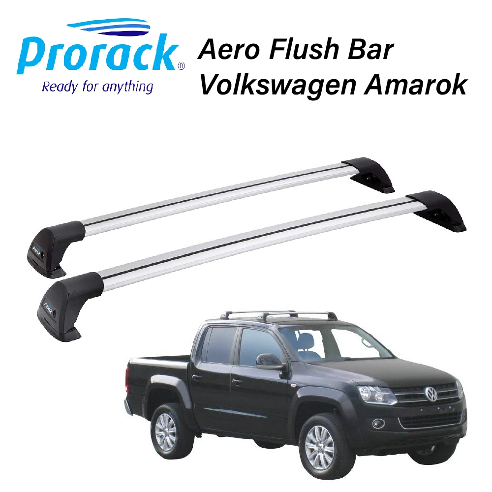 【MRK】【Prorack】Aero Flush Bar VW Amarok 車頂架 行李架 包覆式橫桿 銀色