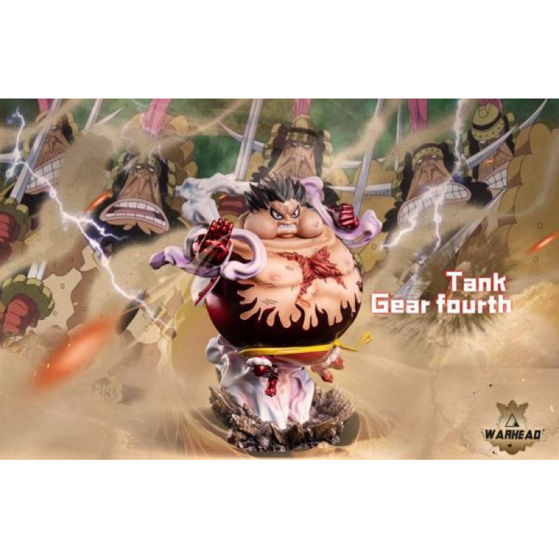 GK-Warhead 四檔坦克人魯夫 內文有優惠 全新未拆 在台現貨 正版正模 雕像gk 航海王 海賊王 坦克魯夫