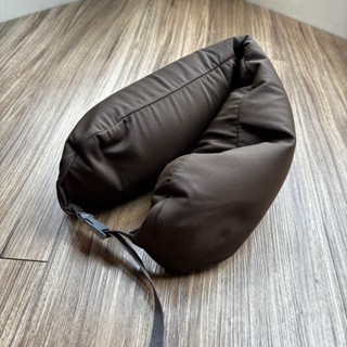 二手 近新 無印良品 muji 午睡枕 頸枕 咖啡色