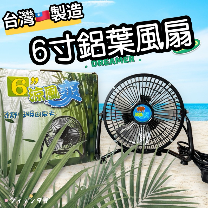 台灣製造電風扇🇹🇼現貨隔日到✅6吋電風扇 符合安規涼風扇 台灣製電扇 台灣風扇 台製風扇 台灣電風扇 金屬鋁葉片立扇桌扇