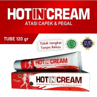 hot in cream/hot cream tube berat 120grm