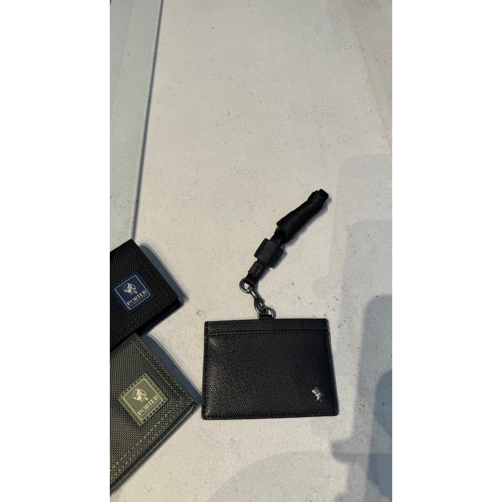 PORTER真皮識別證套$1480，備註黑/藍｜蝦皮代開發票