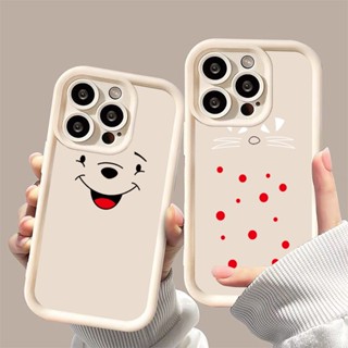iphone 16 15 16Pro 14 13 12 11 XS XR Max i8可愛線條小熊波點貓咪防摔手機殼