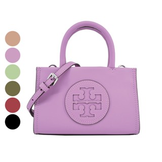 TORY BURCH ELLA BIO縫線皮革兩用托特包(迷你/多色)｜100%原廠真品｜JS Maxx官方旗艦館