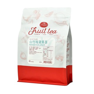 【肥麥莉】曼寧 山竹瑪黛風味果茶 40入 / 袋 "無咖啡因" 袋裝