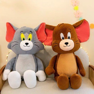 Tom&Jerry超大湯姆貓與傑利鼠豪華經典款毛絨玩具公仔 可愛貓和老鼠 玩偶 兒童禮物 抱枕 毛絨娃娃 100CM娃娃
