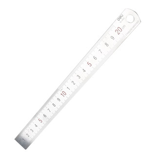 【五年七班】得力Deli鐵尺20cm(8462)