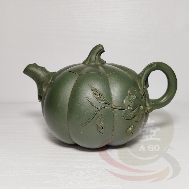 067 骨董品　朱泥南瓜急須　茶壶 　　高建芳製 067 骨董品 朱泥南瓜急須 茶壶 高建芳製 - メルカリ