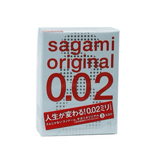 SAGAMI相模元祖 0.02保險套 標準裝 3入/盒【Donki日本唐吉訶德】55mm PU 衛生套 高導熱效能