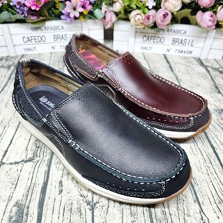 〔蝸牛SNAIL〕真皮休閒男鞋 帆船鞋 懶人鞋 氣墊感 止滑 男休閒鞋 M.M.D SHOES