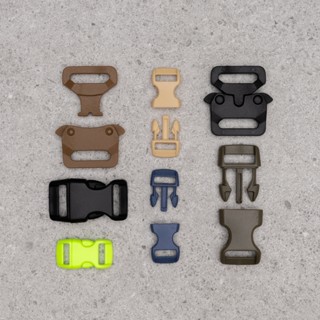 【傘繩配件】20mm 耐磨塑鋼插釦 16mm 10mm塑膠插釦 手環釦具 Buckle