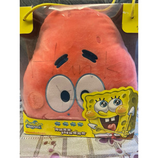 海綿寶寶 Patrick Star 粉紅 派大星 填充玩具 保暖抱枕 靠枕 USB 充電 暖手枕