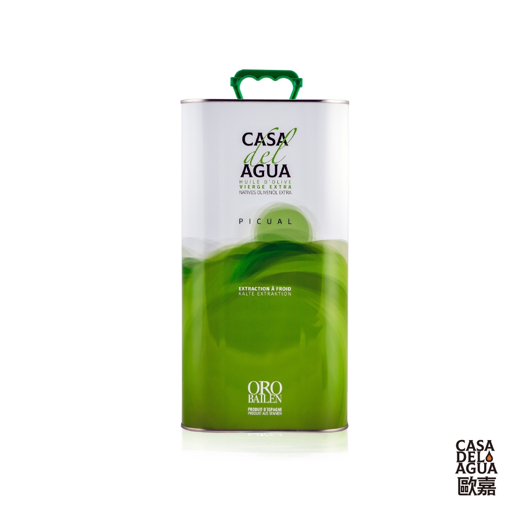 CASA del AGUA歐嘉 西班牙特級冷壓初榨橄欖油 莊園油 職人款 5000ml 涼拌、料理皆宜