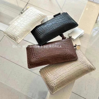 【𝐆𝐢𝐫𝐥𝐬.𝐖𝐚𝐫𝐝𝐫𝐨𝐛𝐞🇰🇷韓國正品代購】正韓bucks & leather手工真皮素面/紋路手拿包 手機包