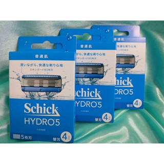 【滿願嚴選】舒適 水次元5刮鬍刀片 12入(4入X3盒) 刮鬍刀 舒適牌 Schick Hydro 5 舒適 水次元 5