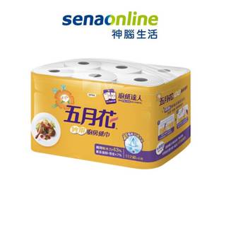 五月花 妙用廚房紙巾 112張x6捲x2串 神腦生活