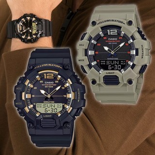 【WANgT】CASIO 卡西歐 HDC-700 紳士男款 海外旅遊冒險運動型 世界時間電話簿多功能 雙顯電子錶 手錶