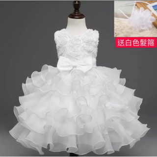 「現貨」女童 女孩 中大童畢業禮服 小洋裝澎澎裙花童禮服裙公主裙喜宴鋼琴演出服