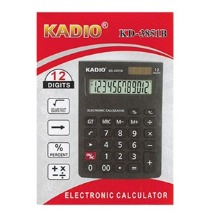 KADIO計算機12位數 符合檢驗標準 KD-3851B 計算器 辦公用品 桌上型計算機12位數 桌上型計算器
