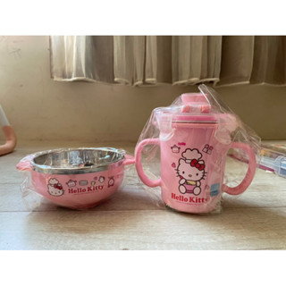（臺灣限定）⚡️24小時出貨⚡️樂扣樂扣HELLO KITTY 不鏽鋼餐碗/手把/300ml(LKT473)