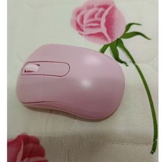 全新 DlKE Cutve 型號: DMW110 超適握感 無線滑鼠 櫻花粉色款