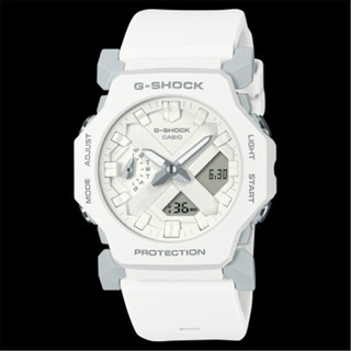 CASIO 卡西歐 G-SHOCK 未來感 時尚 纖薄 雙顯 腕錶-霧沙白 (GA-2300-7A) [秀時堂]