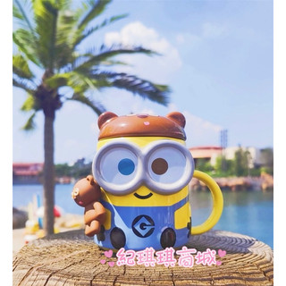 「預購」🌹北京環球影城 小小兵 Minions 馬克杯 Bob公仔 湯匙杯蓋 Tim熊 小黃人泰迪熊 第四代 水杯咖啡杯