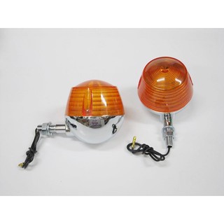 4Motorcycle 2X 後方向燈組 Suzuki 80-91 FA50 FA50x Shuttle Scooter