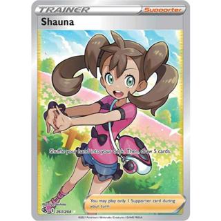 【卡牌の森】莎娜 SR Shauna 263 英文卡 PTCG寶可夢國際版