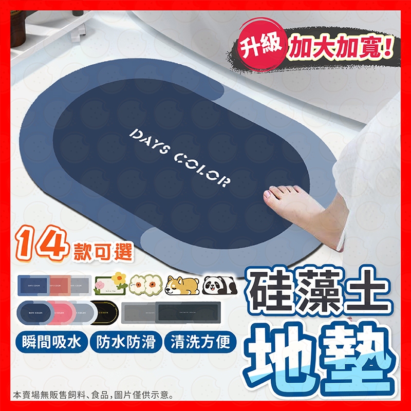 【超薄超吸水】地墊 腳踏墊 浴室地墊 矽藻土地墊 硅藻泥地墊 軟硅藻土 珪藻泥浴室墊 硅藻土地墊 珪藻土 矽藻土 浴室