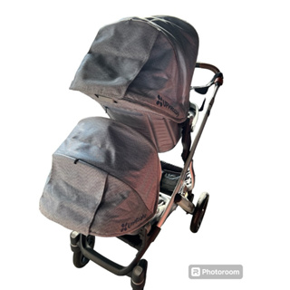 「二手」uppababy vista 雙人推車/新生兒就可使用的推車