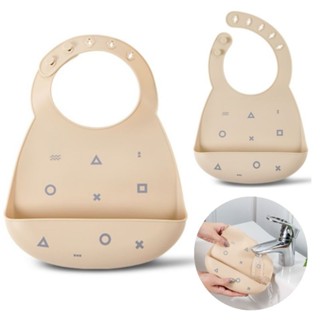 🚚KUKU PLUS 矽膠圍兜 超柔軟矽膠圍兜 食品級矽膠 6m+✪準媽媽婦嬰用品✪