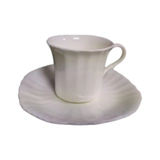 日本 NARUMI 白色骨瓷花茶杯 一組 (JN118)