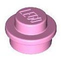 【金磚屋】4073BPK10 LEGO 樂高零件 Bright Pink Plate, Round 1 x 1