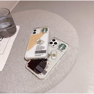 ins風 星巴克咖啡流體手機殼 iPhone 13 Pro專用