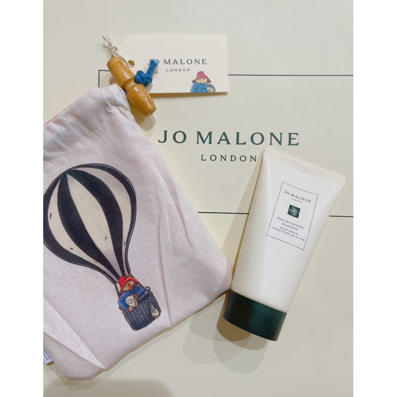 現貨 當天寄出 Jo malone 限量 聯名 柏靈頓熊 束口袋 暖橙果醬 香水 9ML 30ML 櫻花護手霜