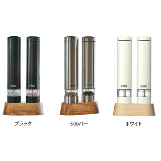 日本代購 預購 Russell Hobbs 7933JP 不銹鋼電動 電池式 胡椒磨鹽 胡椒 磨鹽 2支一組 送禮