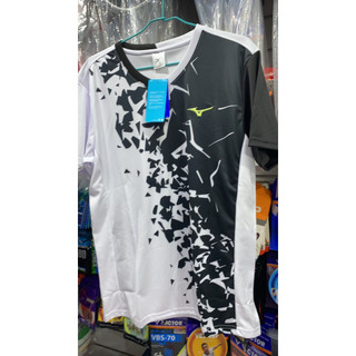 M L (羽球世家) 美津濃 羽球衣 MIZUNO Slim FIT合身版型 男款羽球短袖T恤 72TAB50301