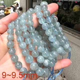 『金喜晶』天然海水藍寶手鍊 6~9.5mm 超強護身符 凈化心靈的最佳寶石 喉輪 女生手鍊