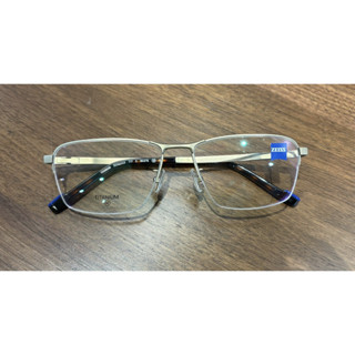【日日眼鏡】臺南實體店 ZEISS 蔡司 鏡框 鏡架 經典 方形 半框 正式 商務 22122 56口16