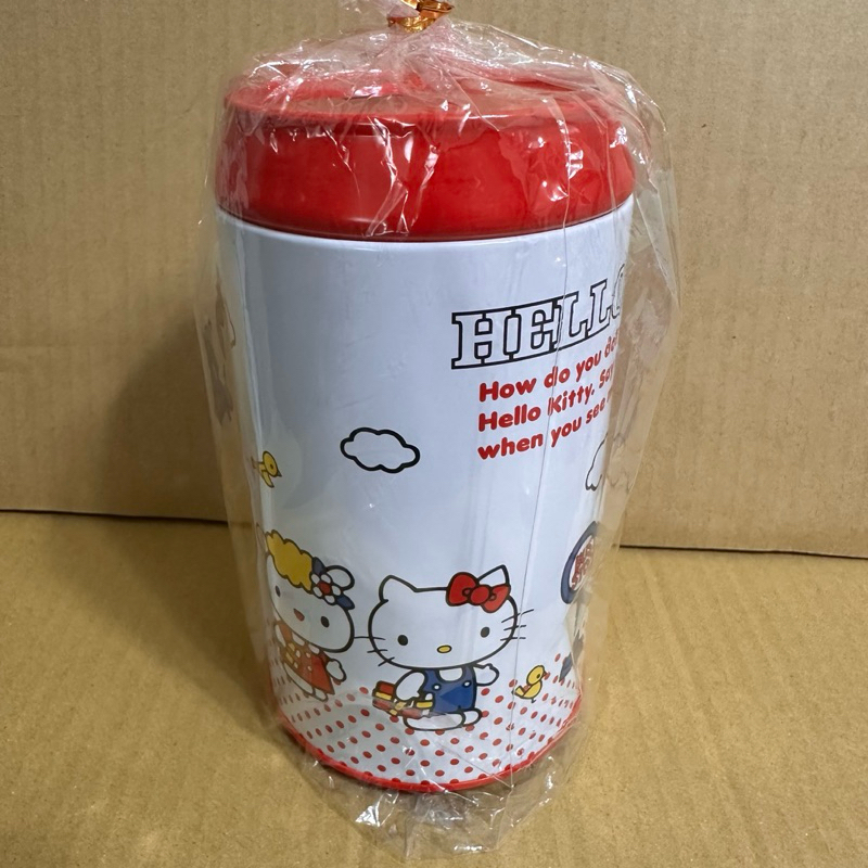 ￥My公仔￥ 正版 HELLO KITTY存錢筒 酷洛米存錢筒 史迪奇存錢筒 鐵罐 儲金罐 三麗鷗