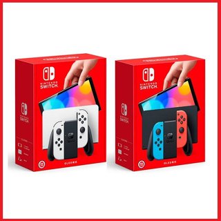 任天堂 Switch NS 主機 新版 新款 OLED 款式 白色 紅藍色 臺灣公司貨~保固一年【臺中大眾電玩】