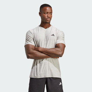 ADIDAS 短袖上衣 TR-ES STRETCH T 男 IC7416 灰色 現貨