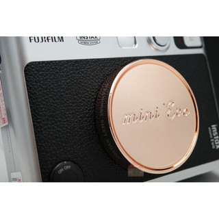 現貨24H｜富士 instax mini Evo 鏡頭蓋｜腮紅金 內植絨 金屬鏡頭蓋 拍立得｜Piemia™